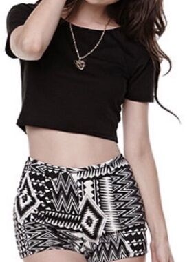 Nollie for Pacsun Aztec High Waisted Shorts